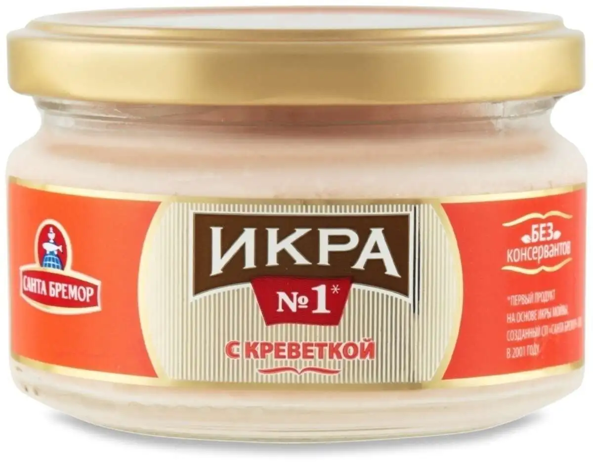 Икра Санта Бремор с Креветкой 180г(м)