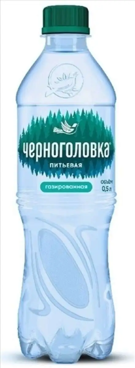 Вода «ЧЕРНОГОЛОВКА» газ. 0,5 л ПЭТ