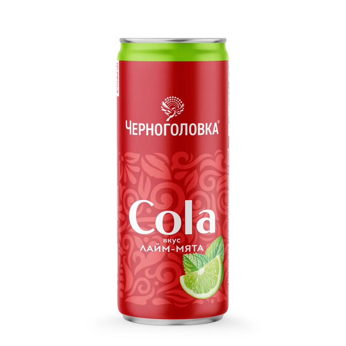 Напиток «Кола со вкусом лайма и мяты» 0,33 л, ж/б