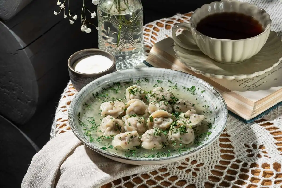 Пельмени из оленины с кедровым орехом 