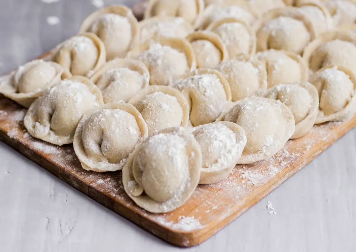 Пельмени с индейкой ручной лепки замороженные