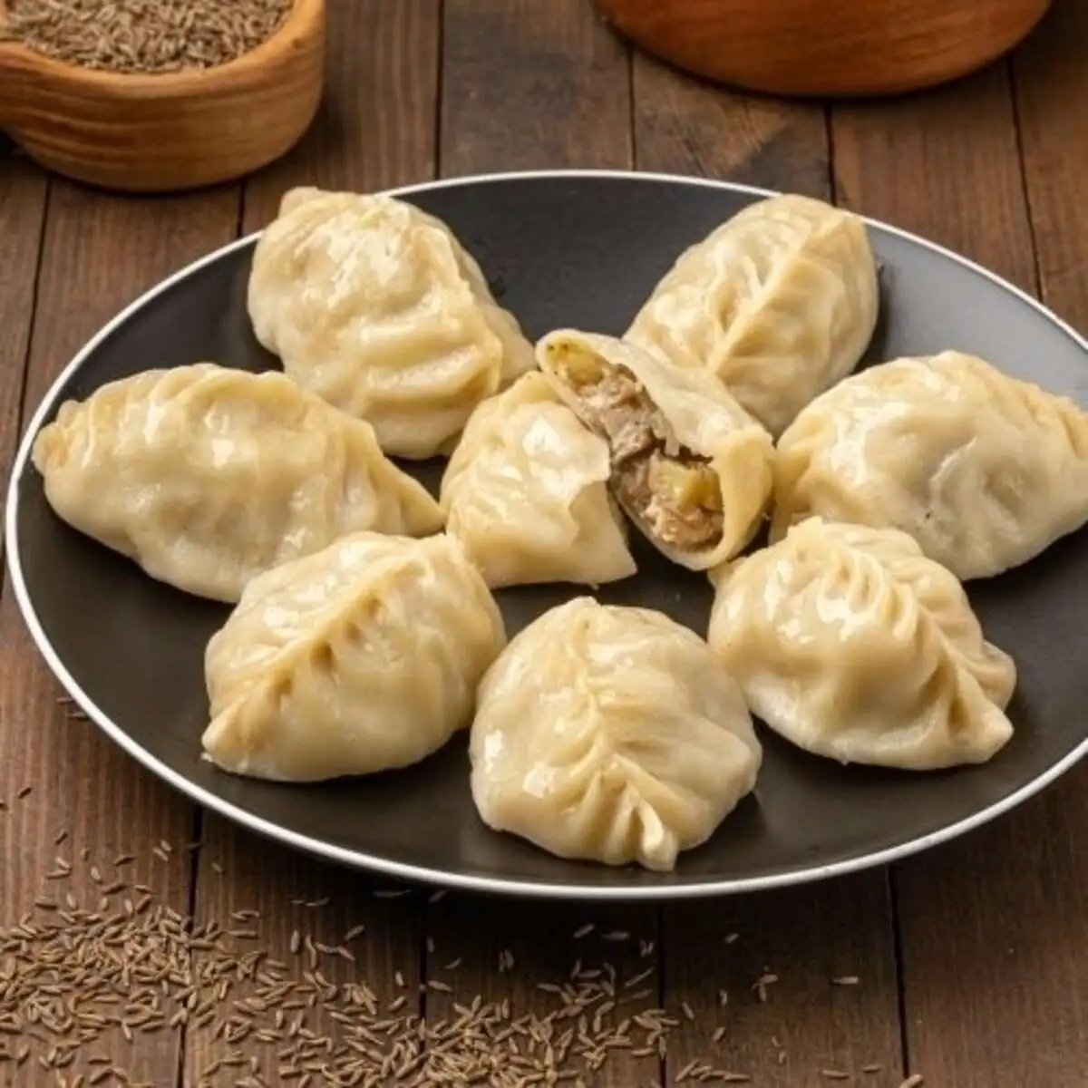 Манты с курица картофель