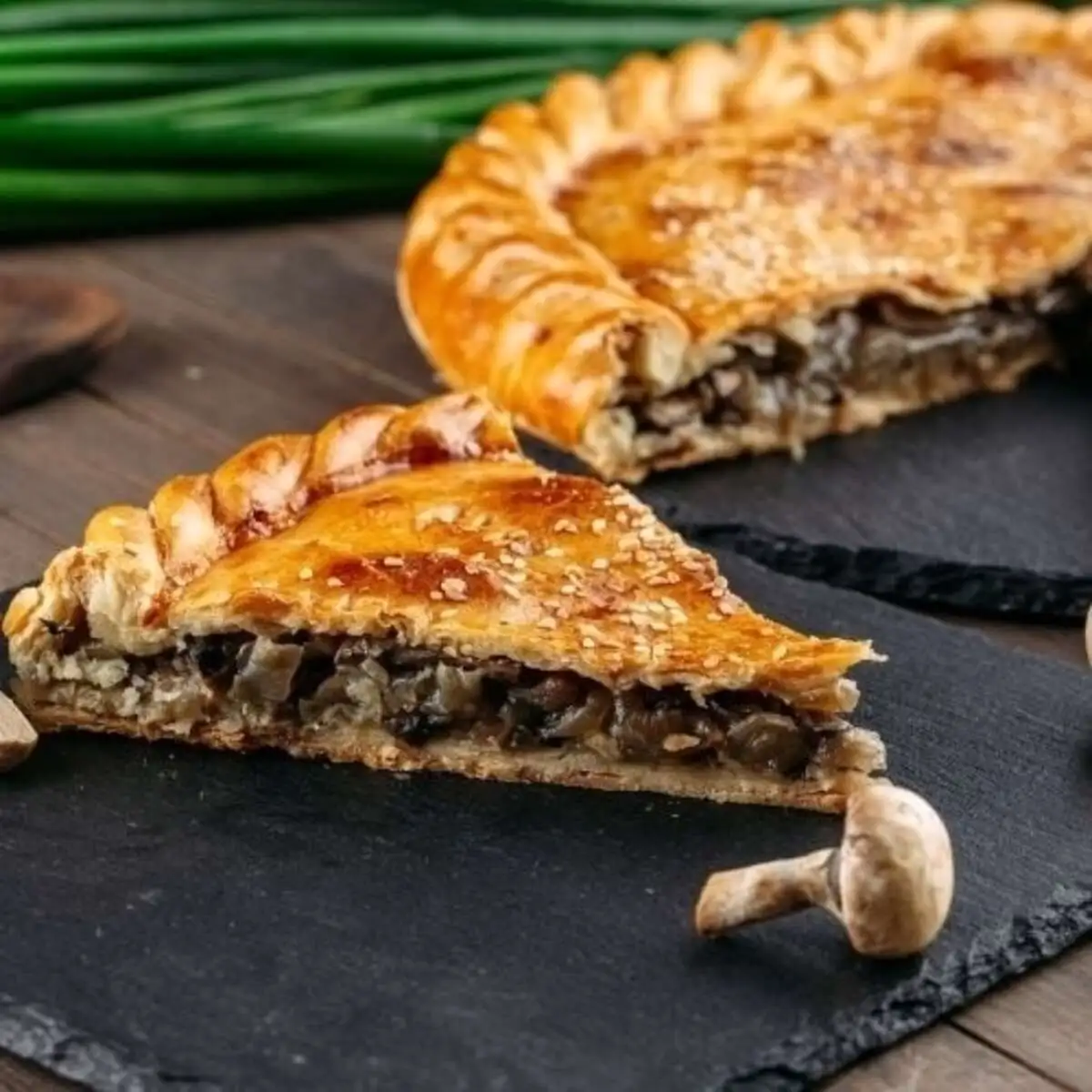 ПИРОГ С ГРИБАМИ 