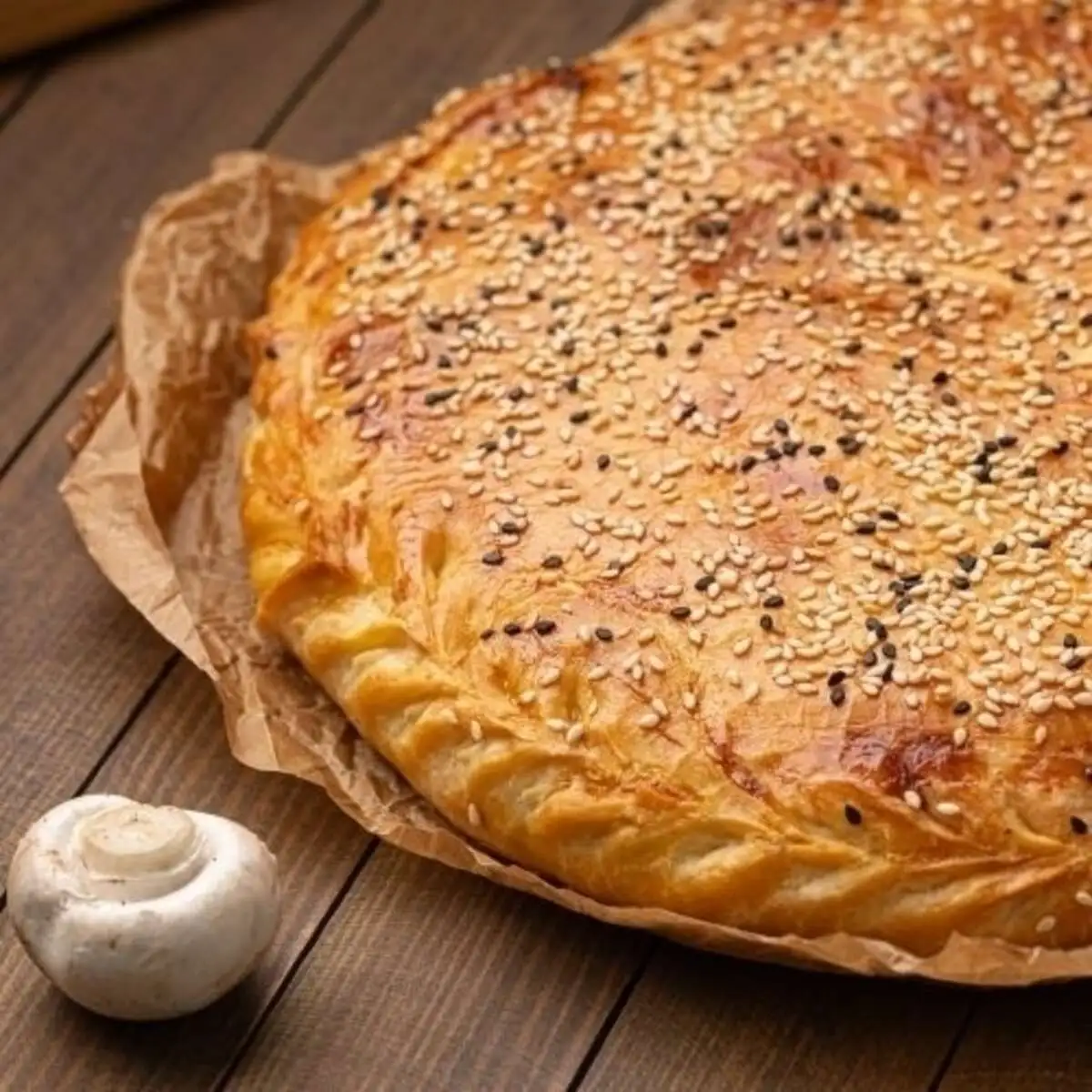 ПИРОГ С КУРИЦЕЙ И ГРИБАМИ