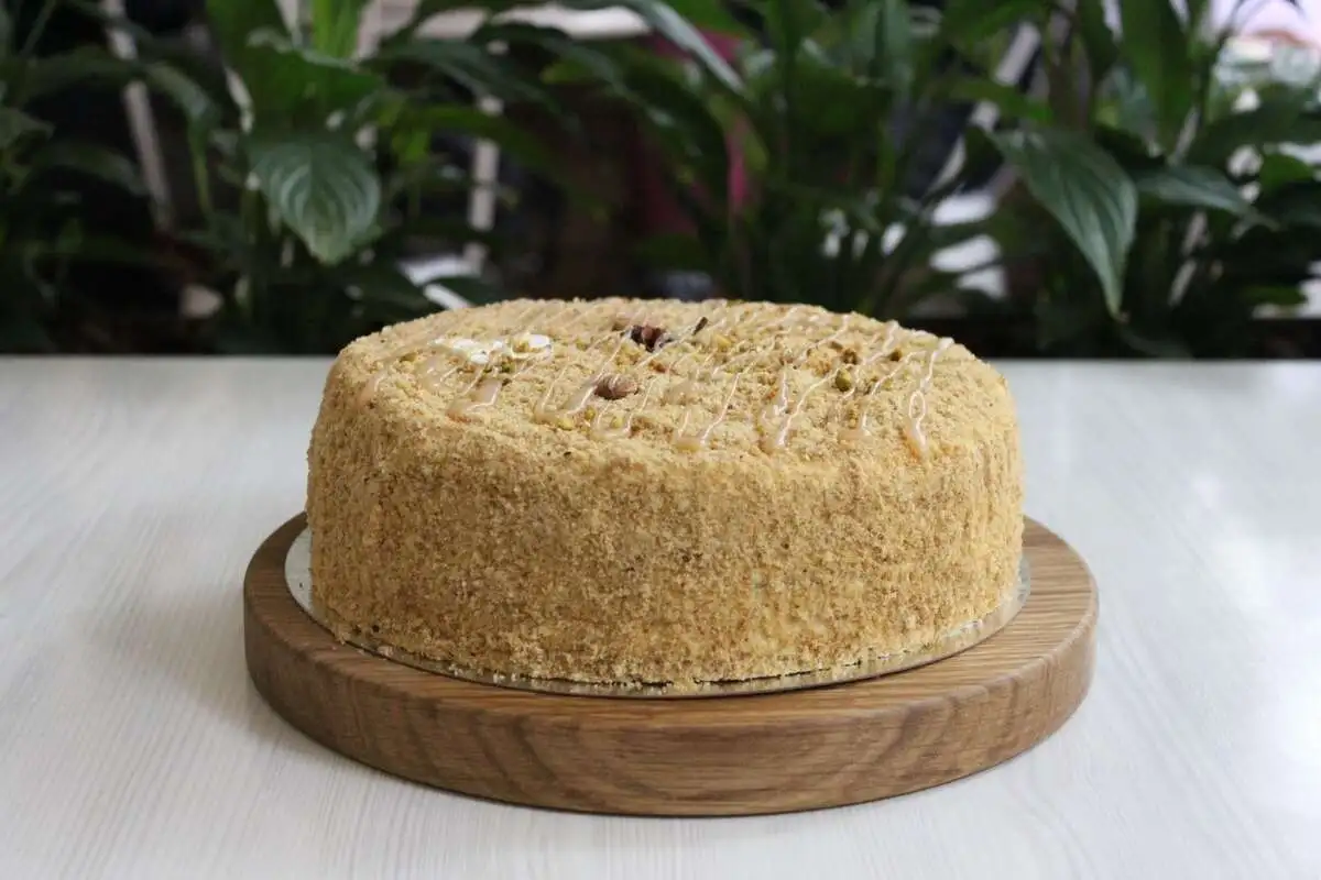 Торт Медовый с карамелью