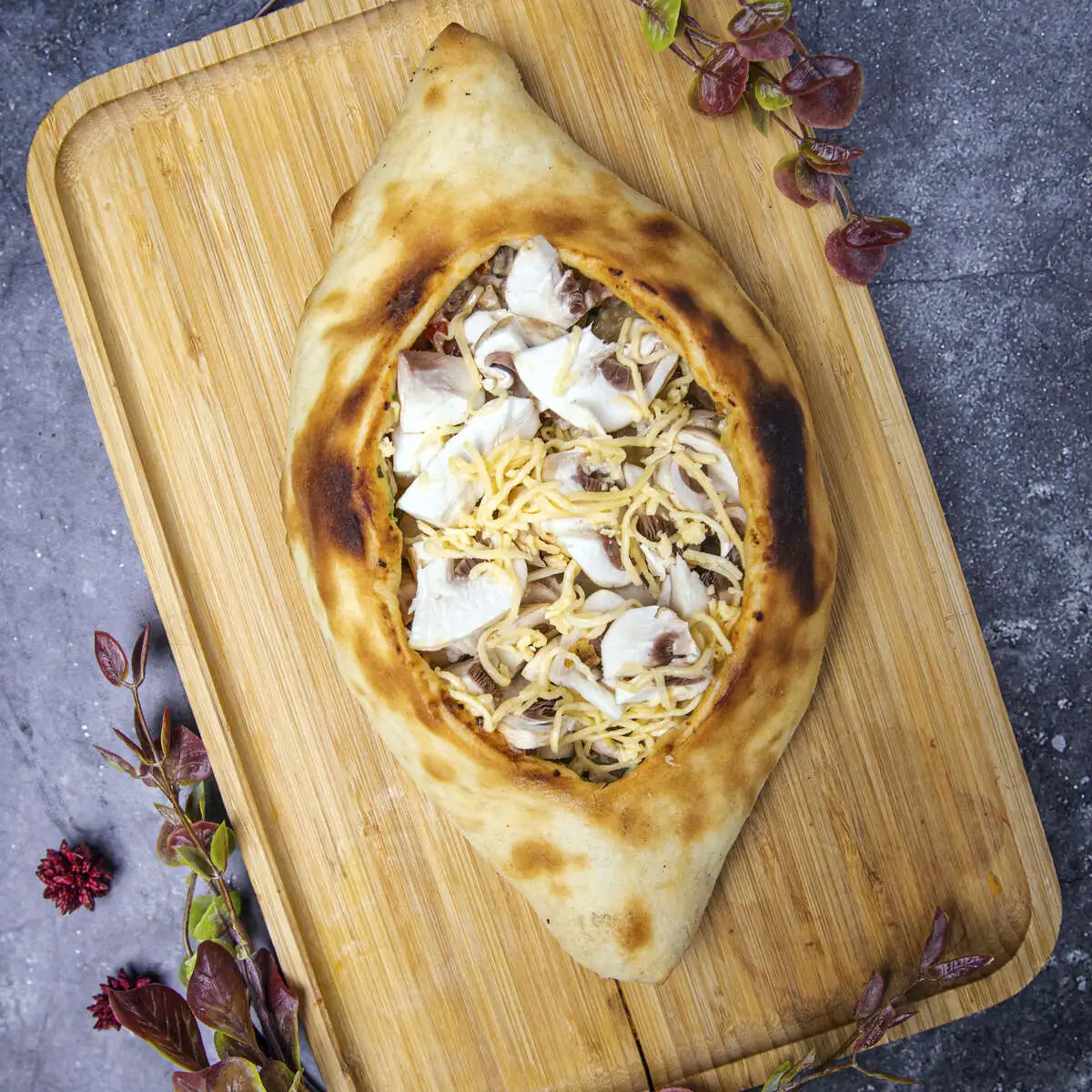 ХАЧАПУРИ С ГРИБАМИ