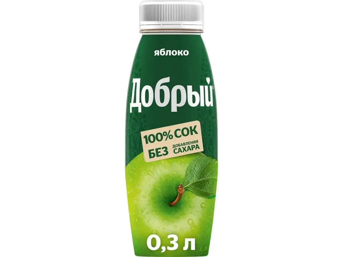 ДОБРЫЙ СОК ЯБЛОКО 0,3 л 