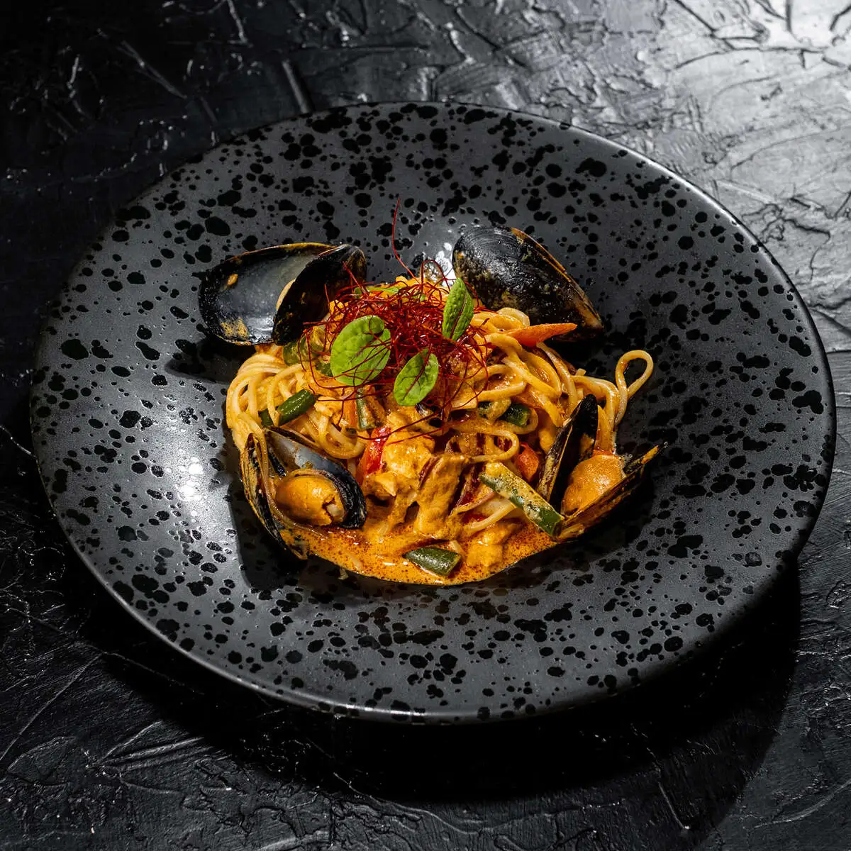 Паста карри с морепродуктами 340г