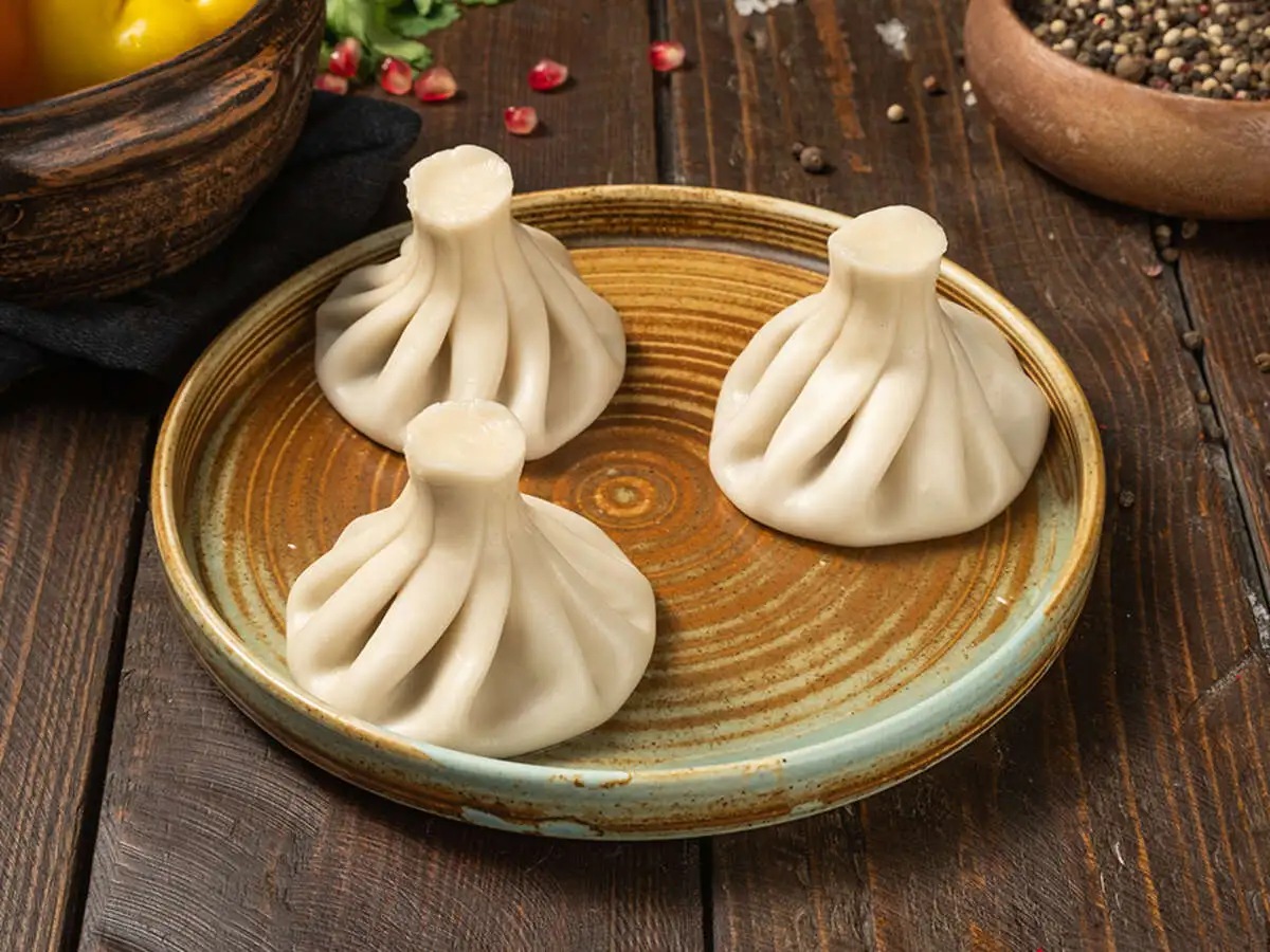 Хинкали со свининой и говядиной 3шт.