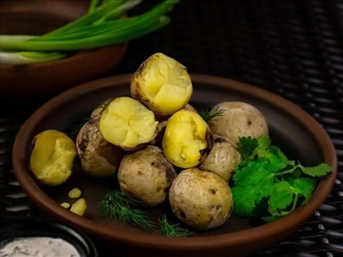 Картофель на гриле 