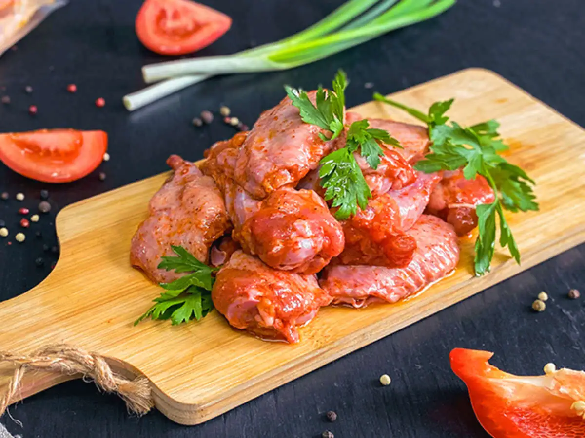 Шашлык из куриных крылышек