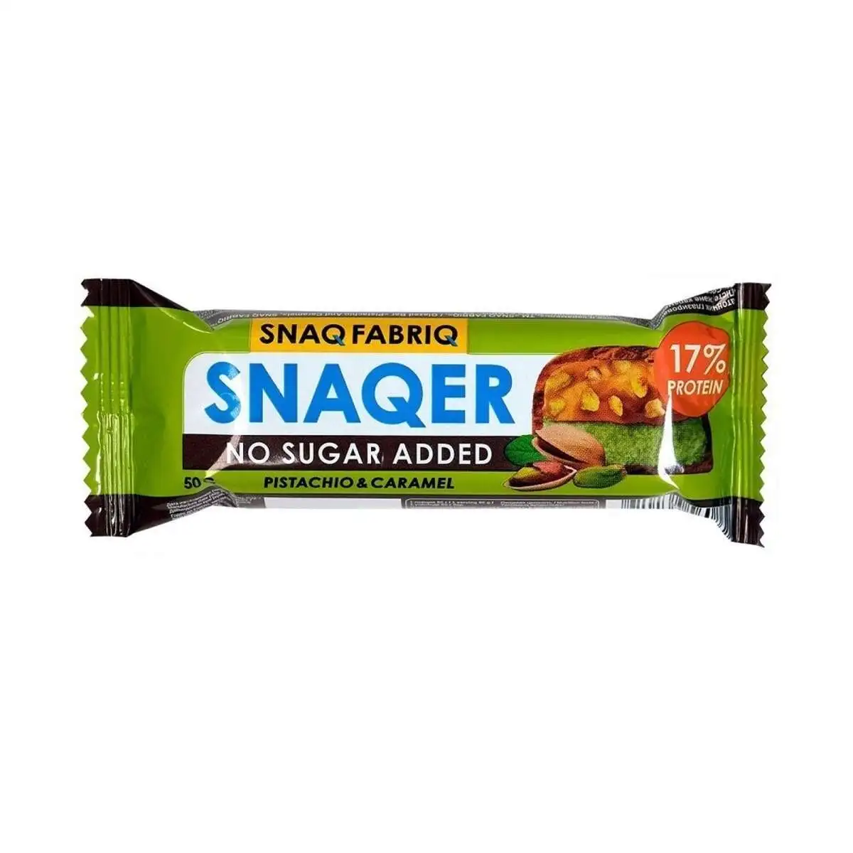 Протеиновый батончик Snaqer фисташка карамель