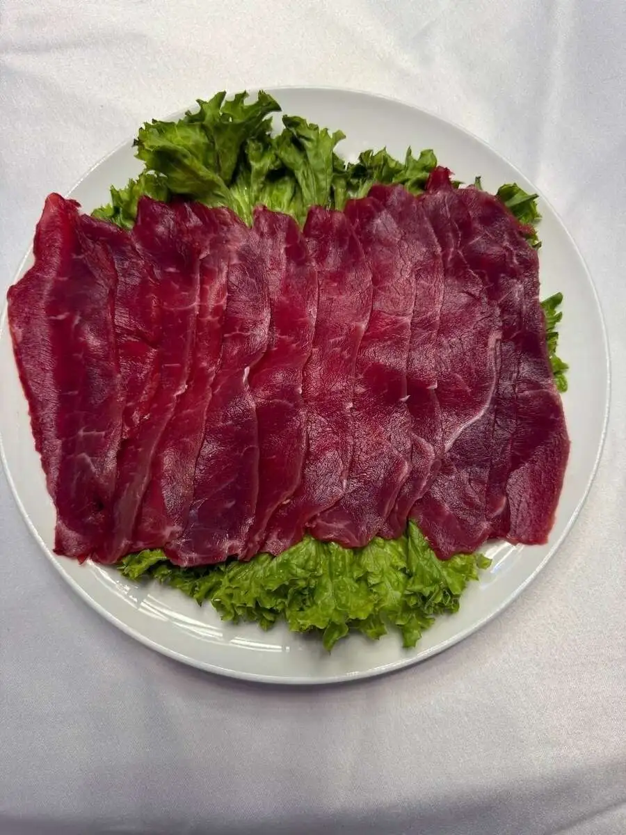 Слайсы мраморного мяса  牛扒卷