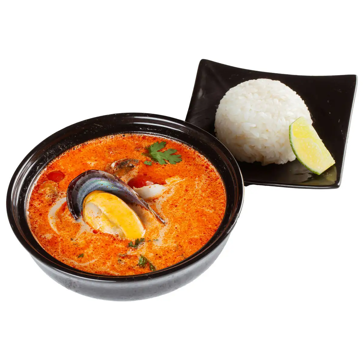 Том Ям  с морепродуктами