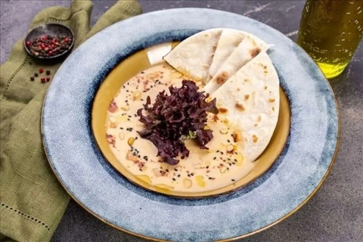 Хумус с овощами