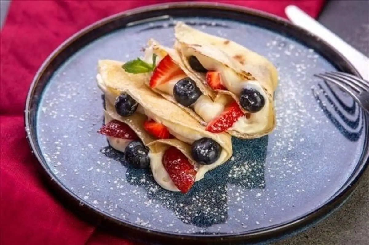 Блинчики с маскарпоне 
