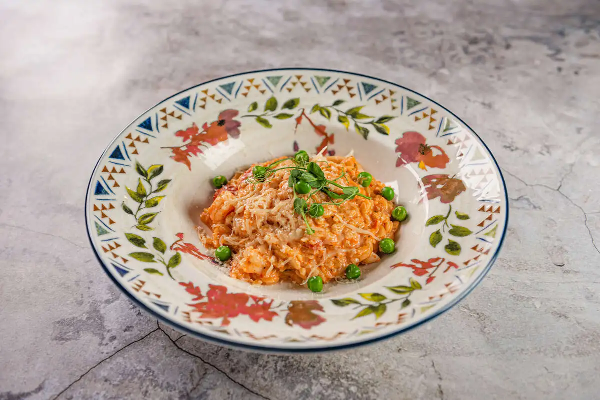 Орзо с морепродуктами