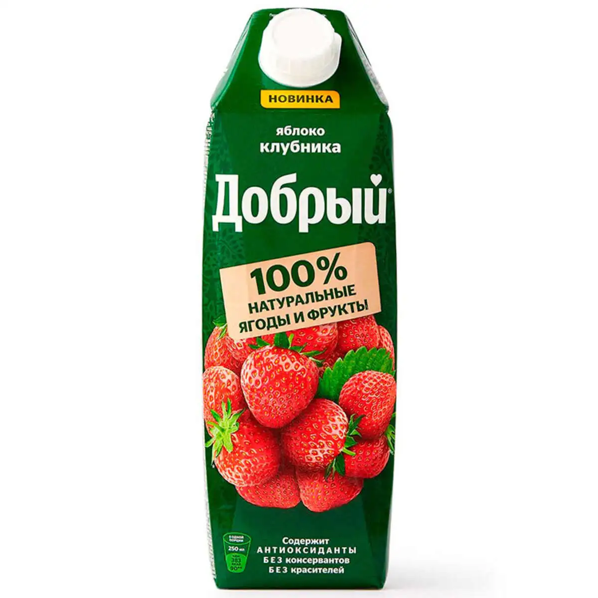 Сок добрый "Клубника" 1л