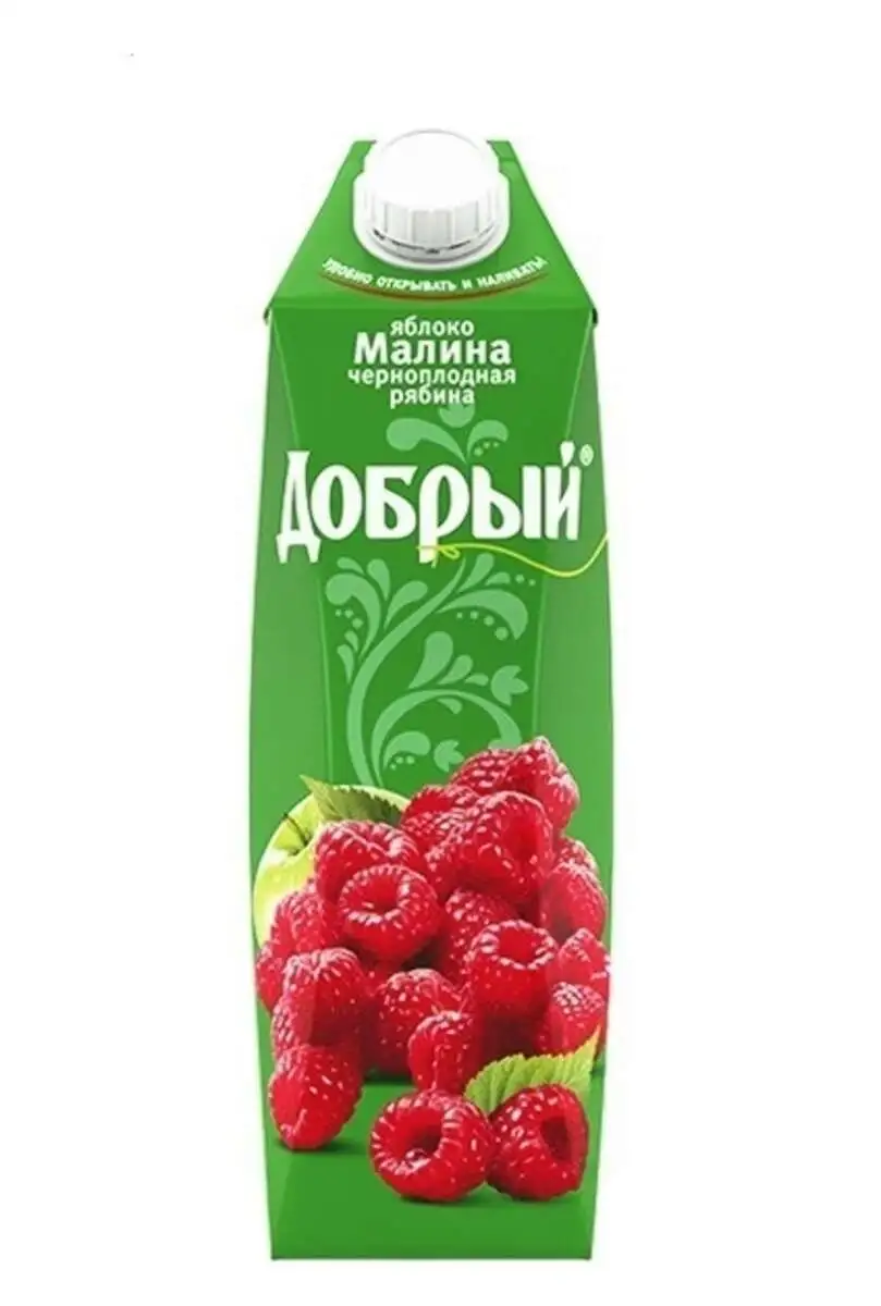 Сок добрый "Малина" 1л