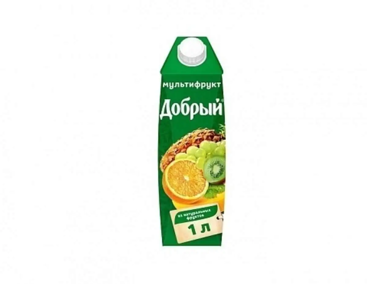 Сок добрый "Мультифрукт" 1л