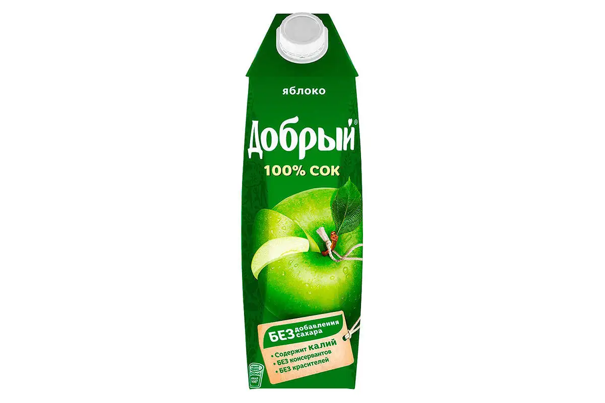 Сок добрый "Яблоко" 1л