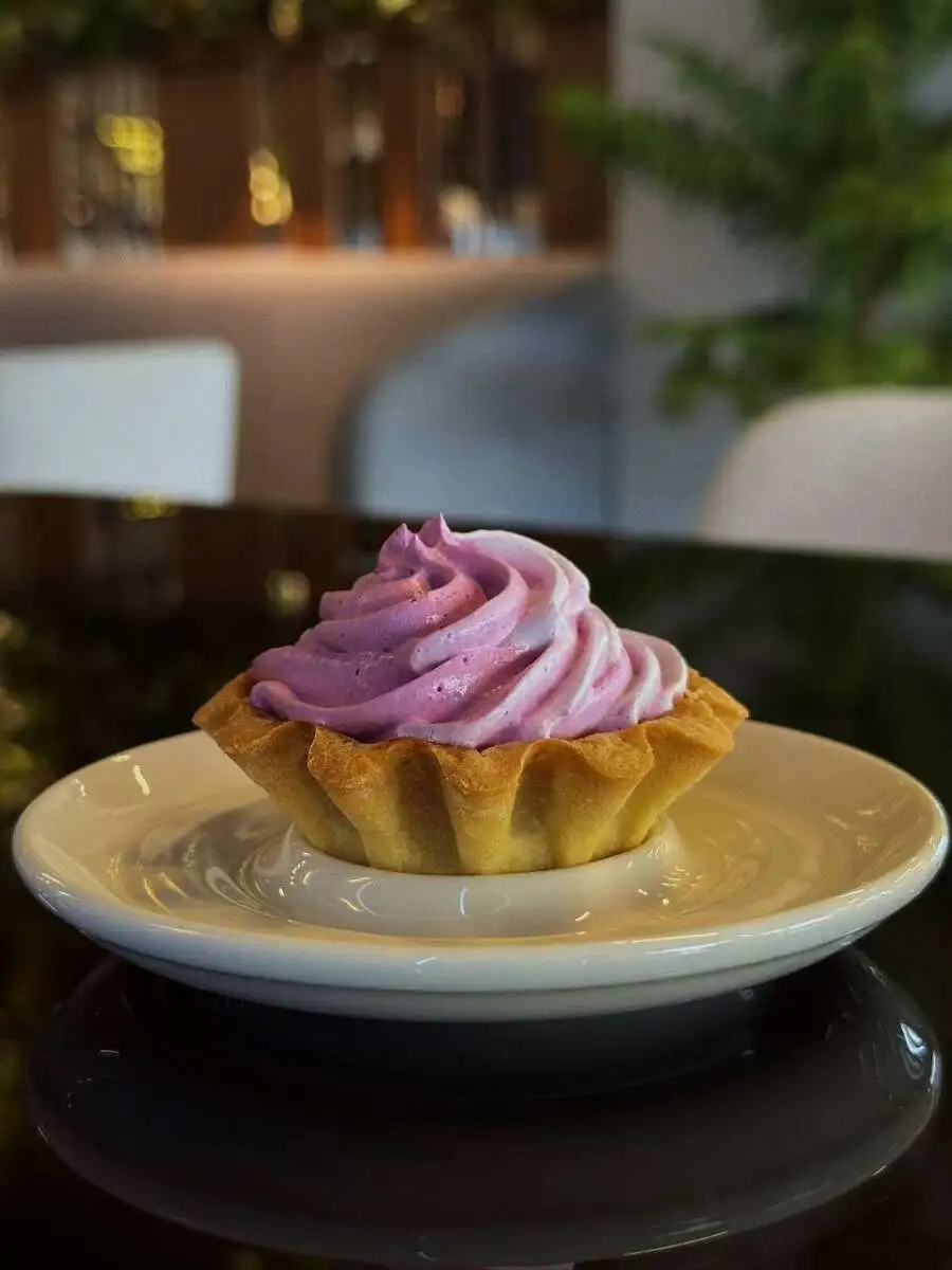Тарталетки с белковым кремом и абрикосом 1 шт/Tartlets with protein cream a