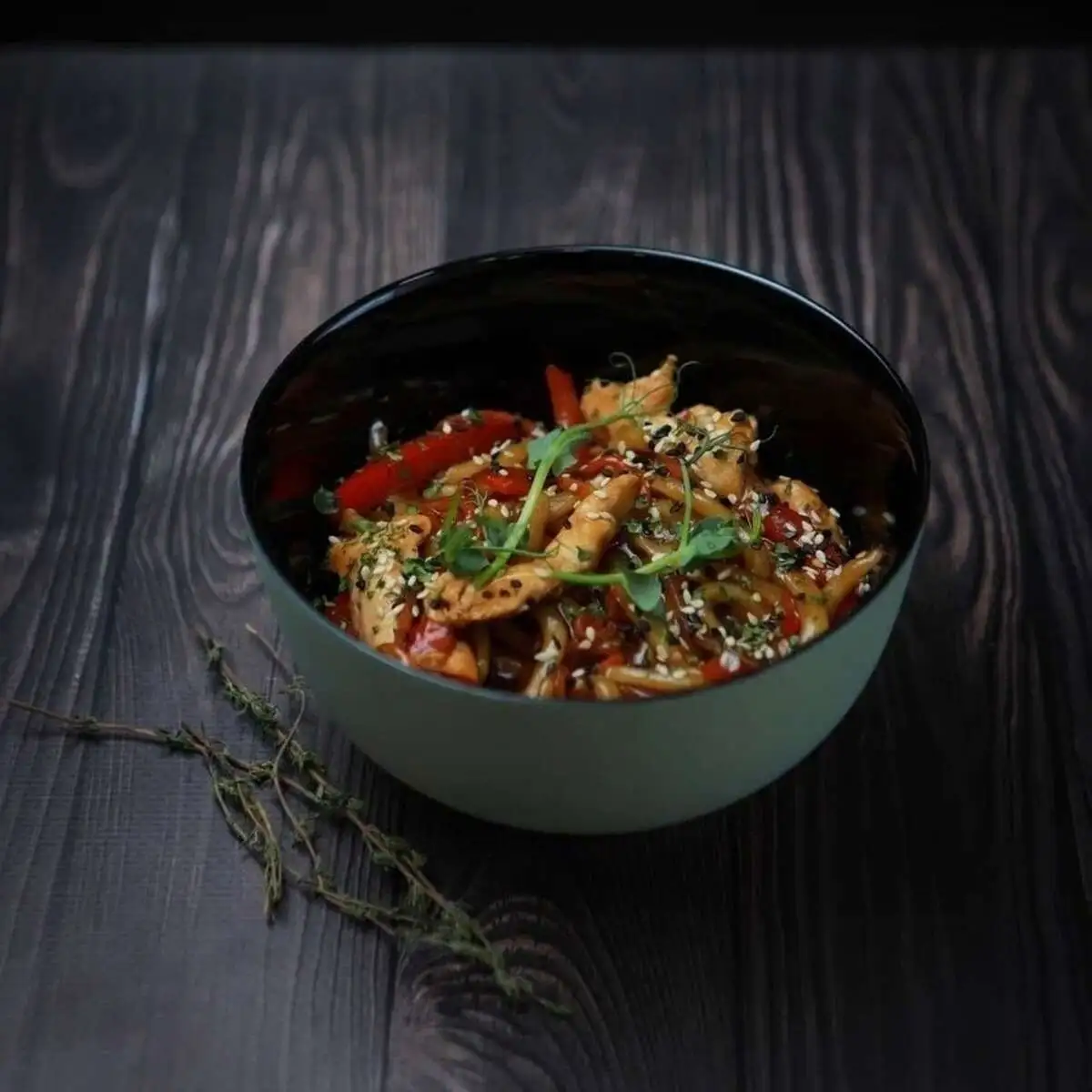 Wok курица