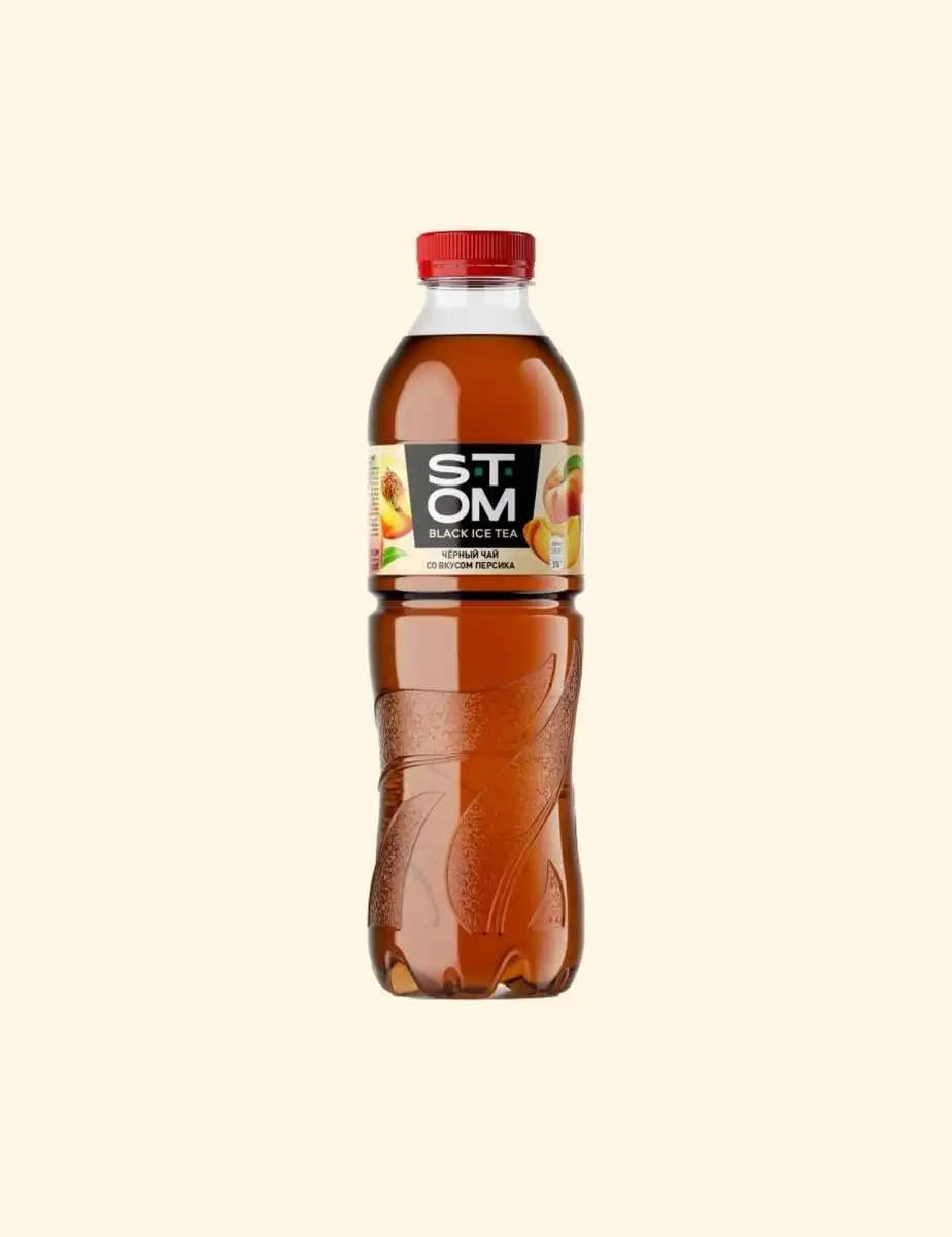 STOM персик холодный чай 0.92л