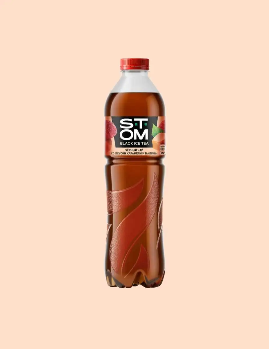 STOM Карамель-малина холодный чай 0.92л
