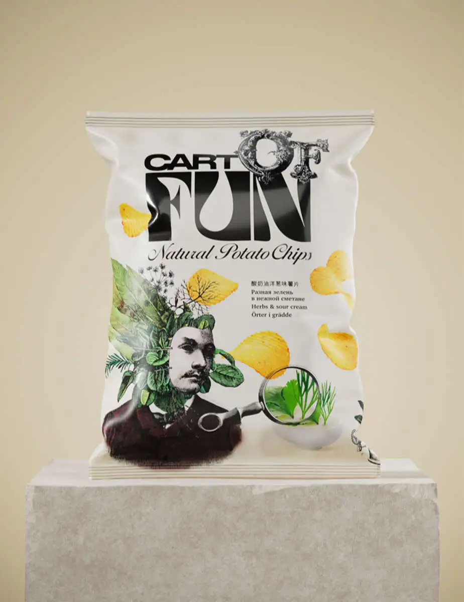CARTOFFUN Сметана-зелень 140гр