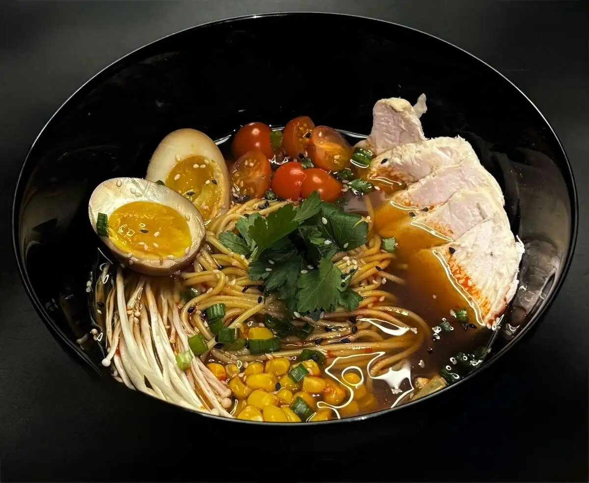 Том ям рамен с курицей