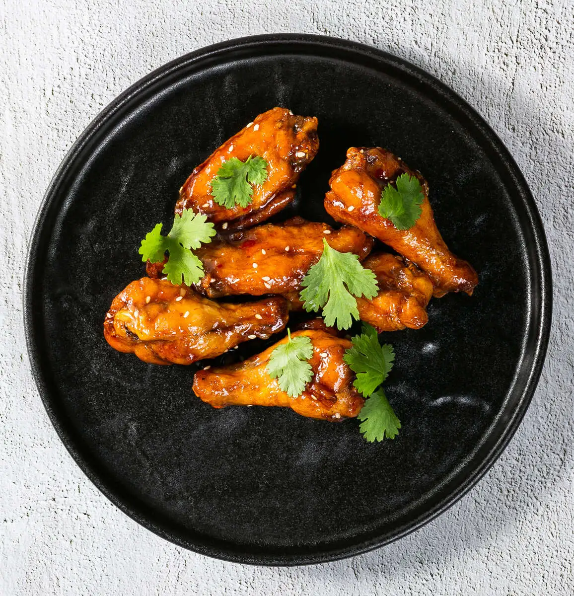 Куриные крылья в азиатской глазури/двойная порция