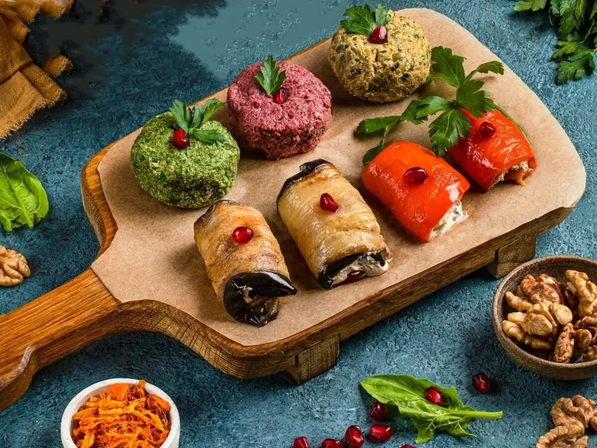 Тарелка грузинских закусок