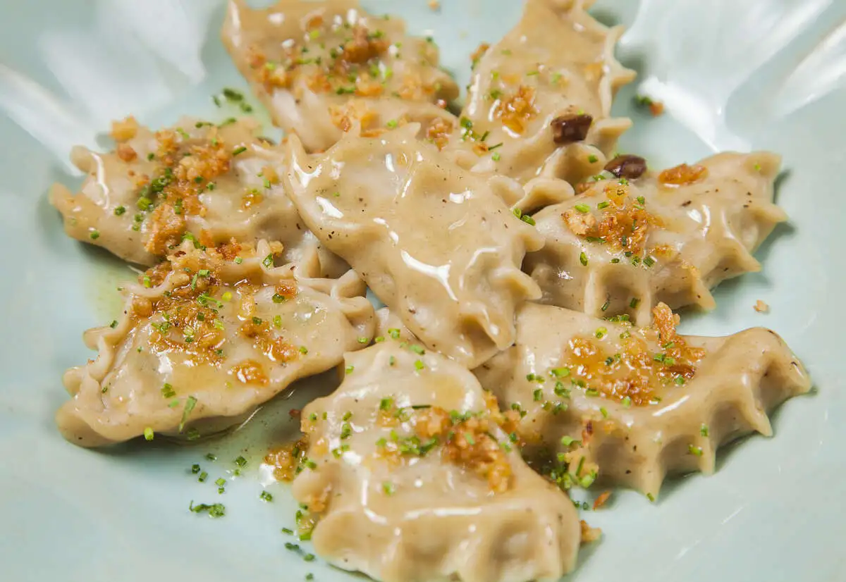 Вареники с картошкой и грибами