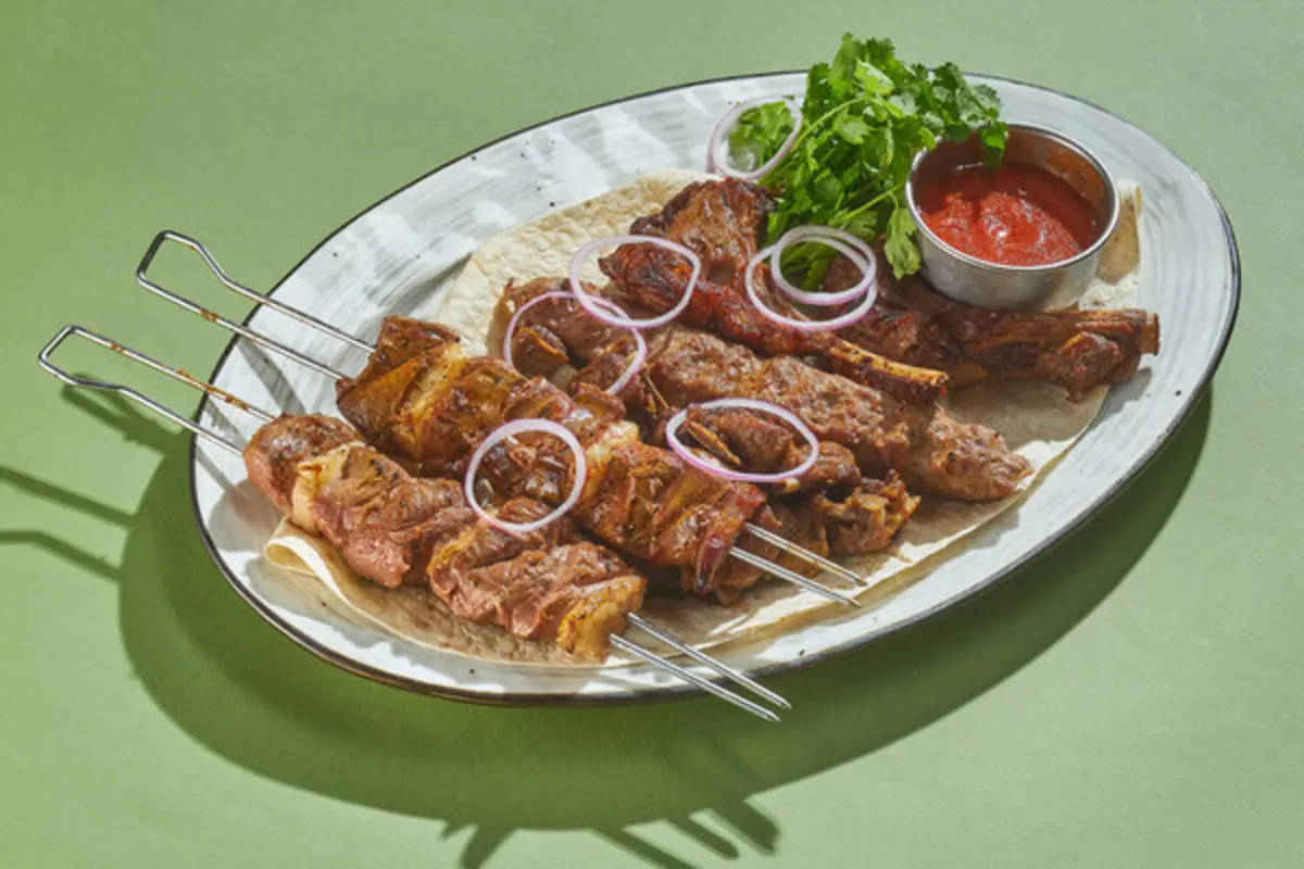 Мясной сэт на гриле 