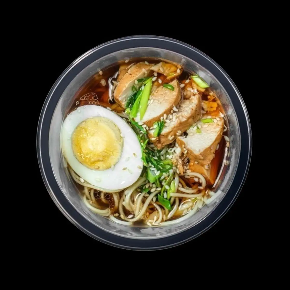 Рамен с курицей