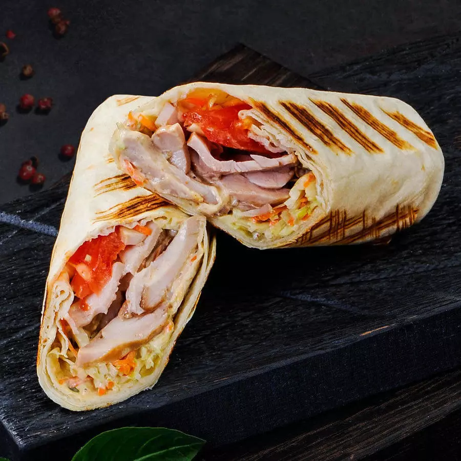 Турецкая шаурма с курицей
