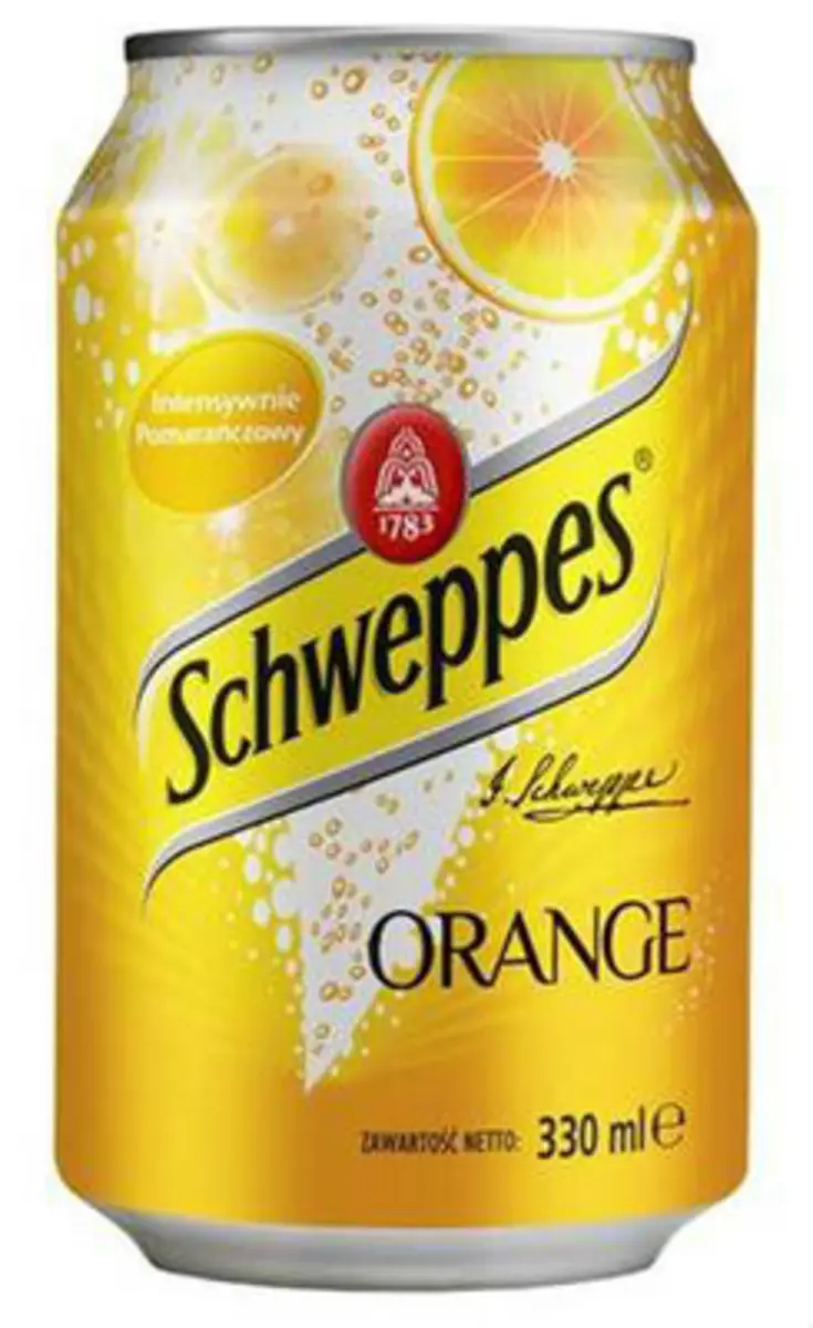 Напиток SCHWEPPES "Orange" сильногазированный 0.33 л