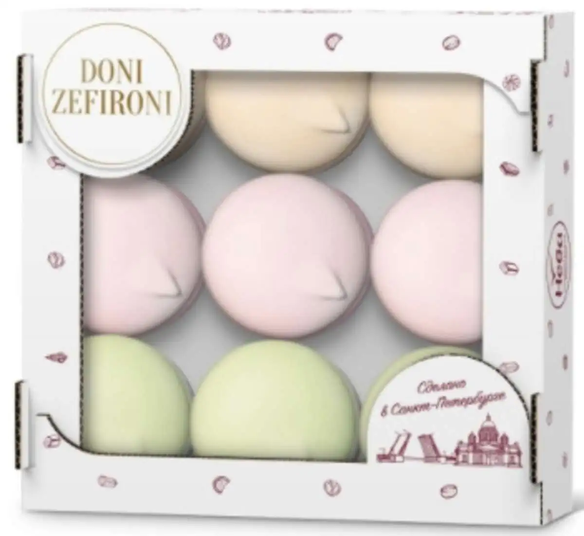Зефир DONI ZEFIRONI ассорти 315 г