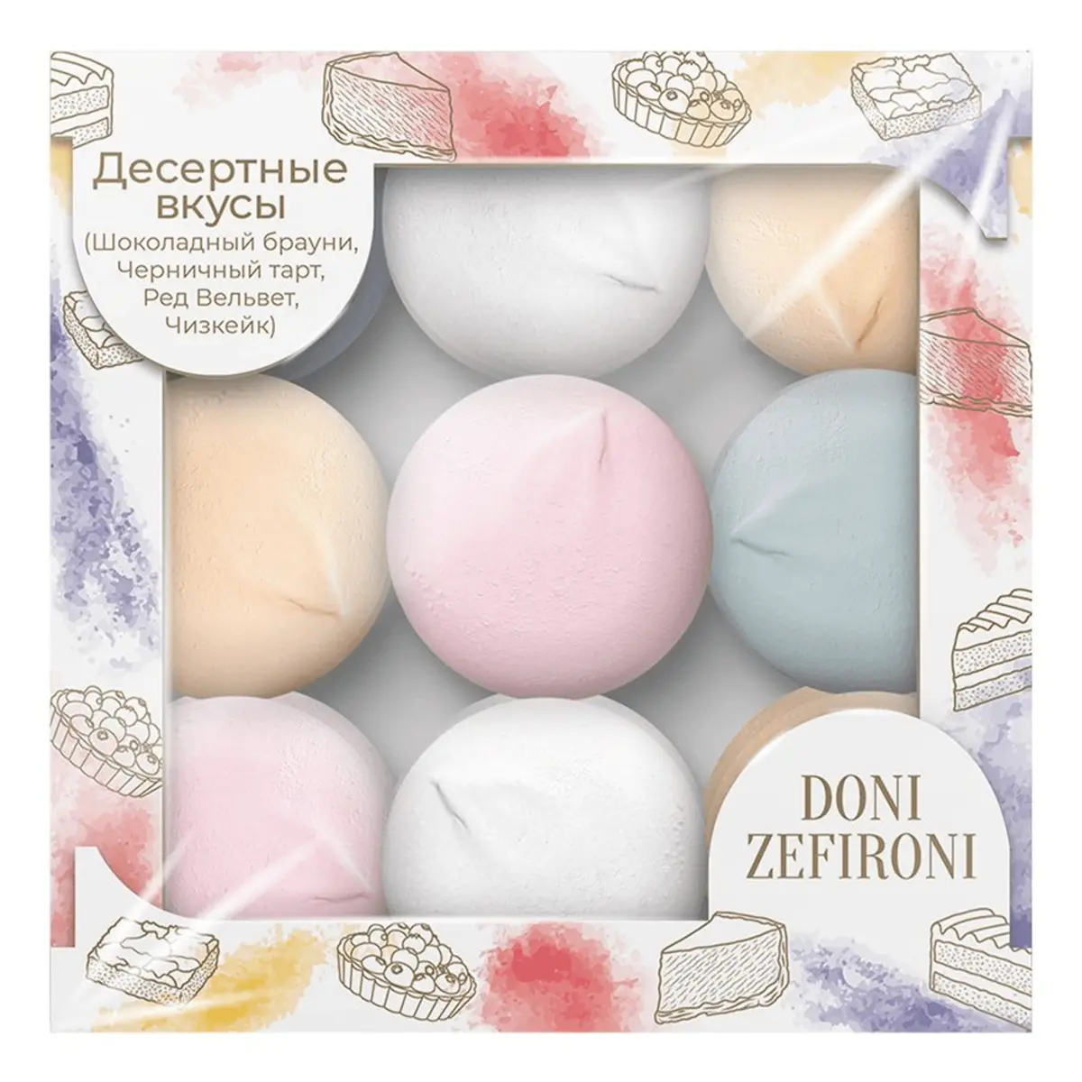 Зефир DONI ZEFIRONI "Десертные вкусы" ароматизированный 315 г