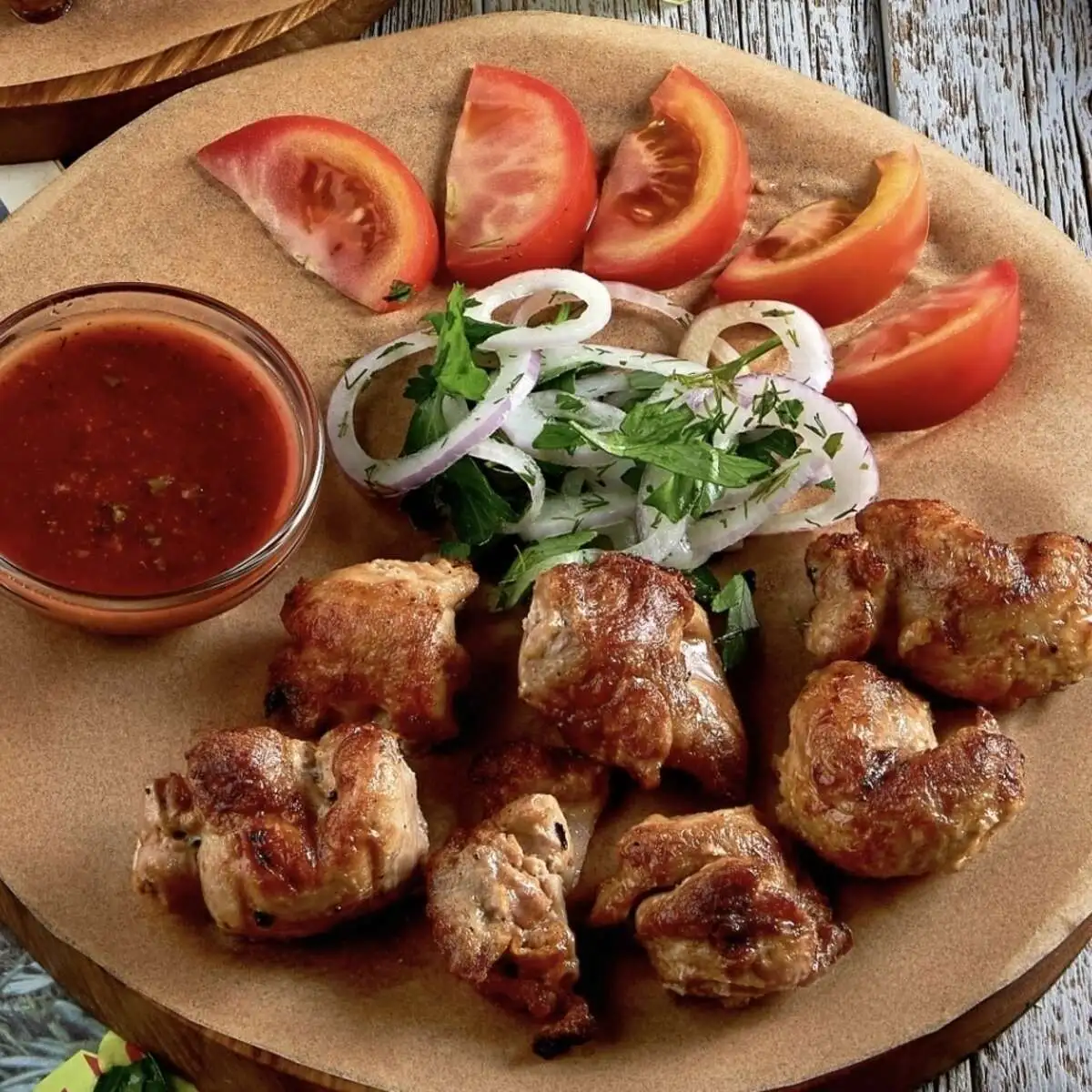 Шашлык из курицы