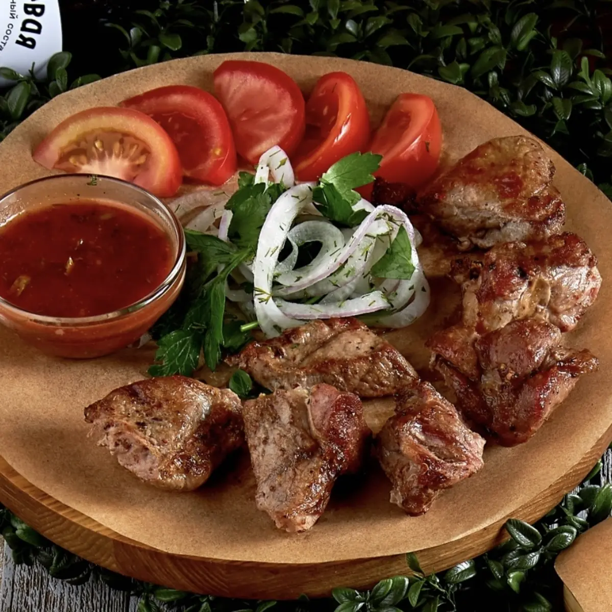 Шашлык из свиной шеи