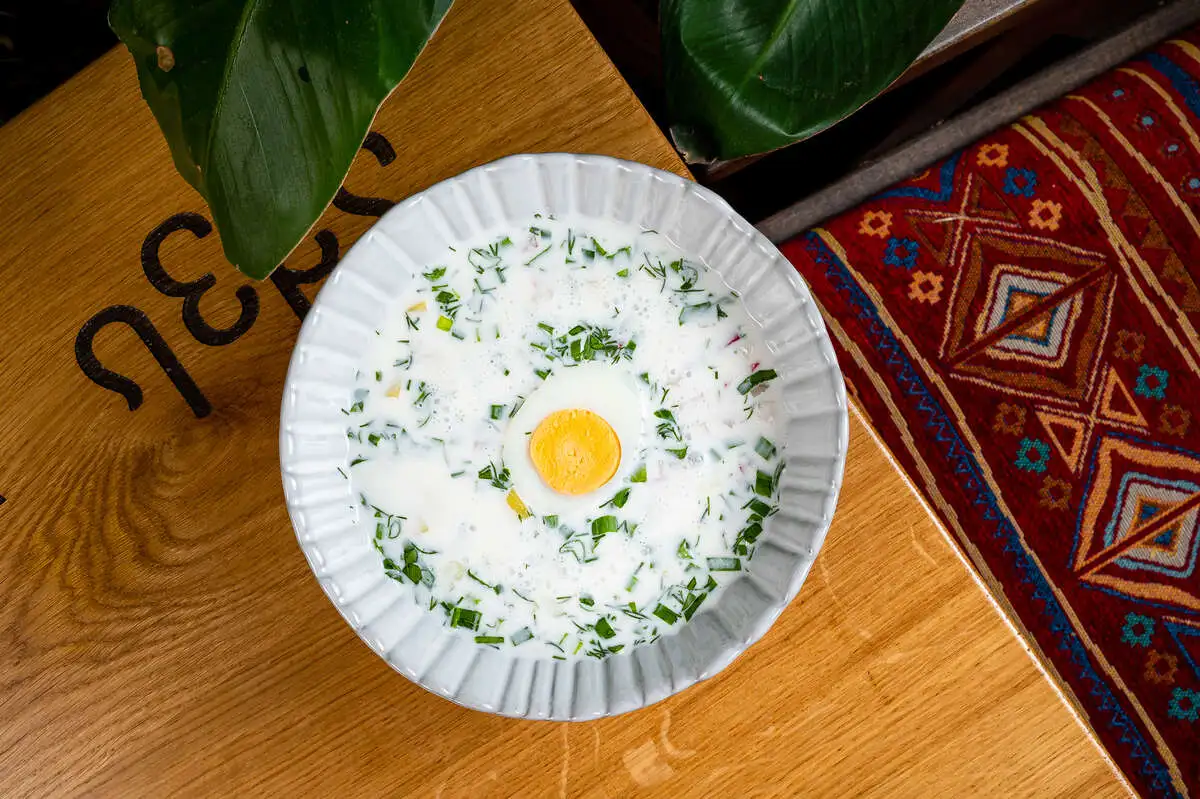 Окрошка на мацони