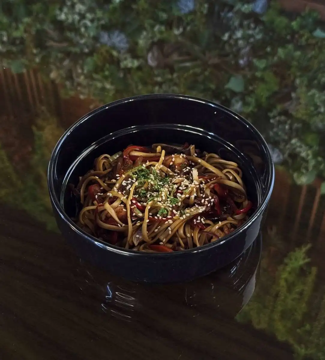 Лапша удон с морепродуктами /Udon noodles with seafood
