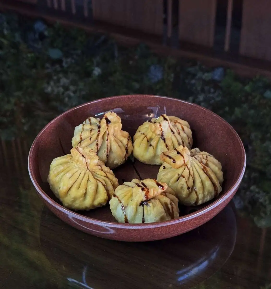 Хинкали с говядиной жареные 1 шт/Fried beef khinkali 1 pc
