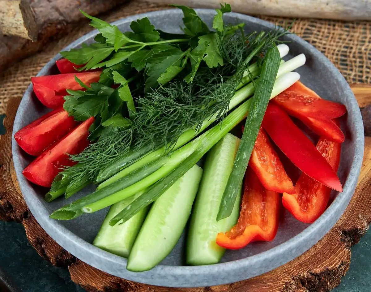 Свежие овощи с грядки