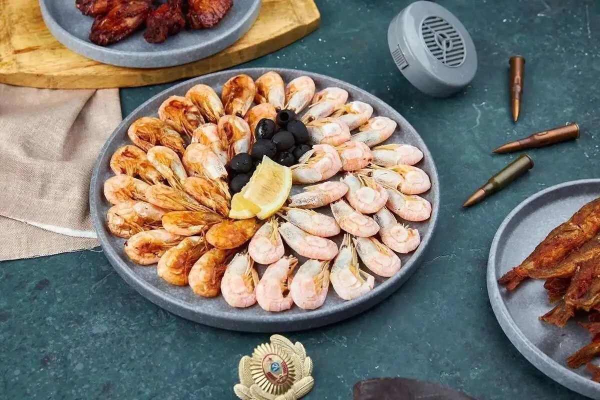 Креветки жареные 