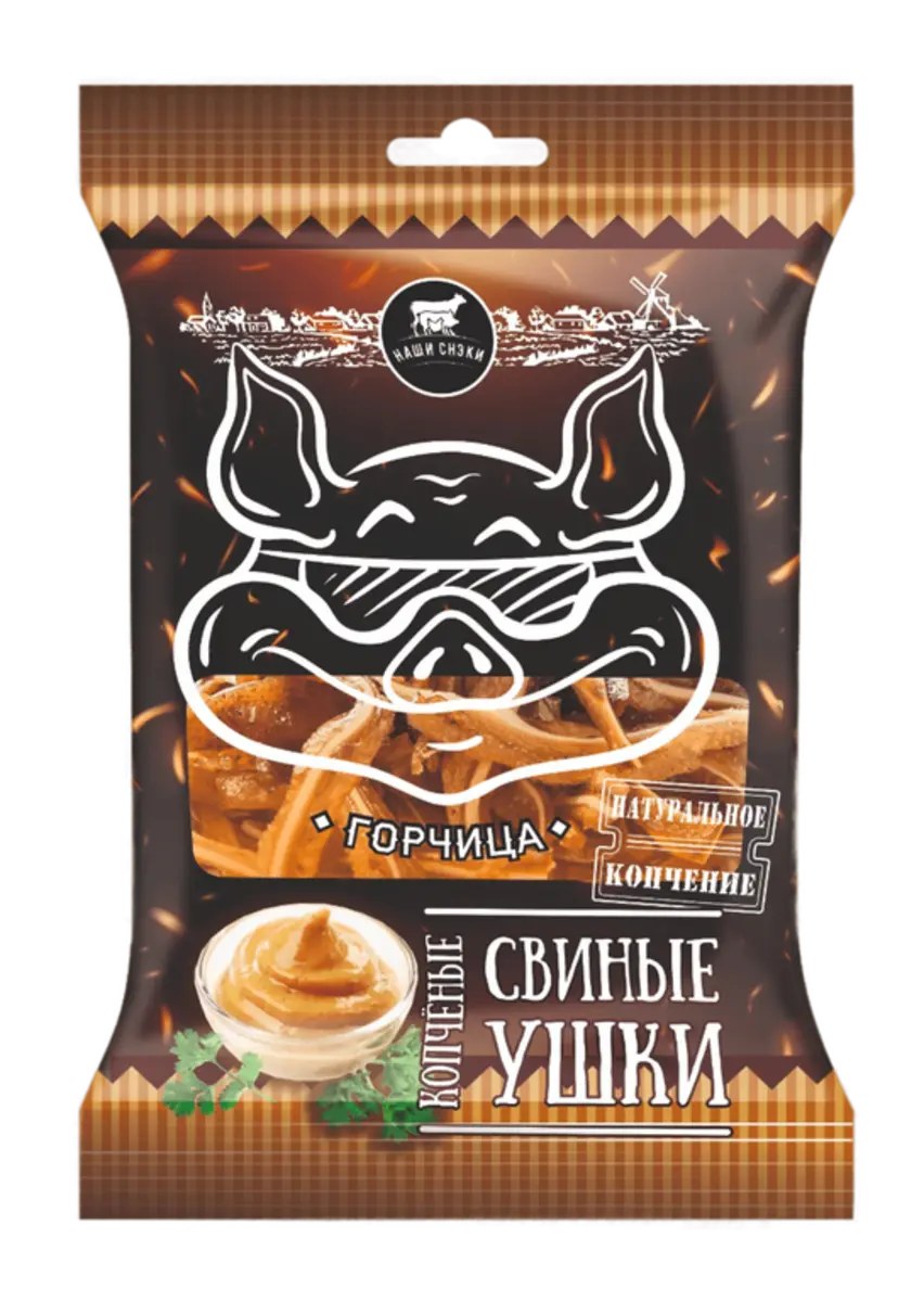 Свиные ушки (Наши снэки) классические 90гр.