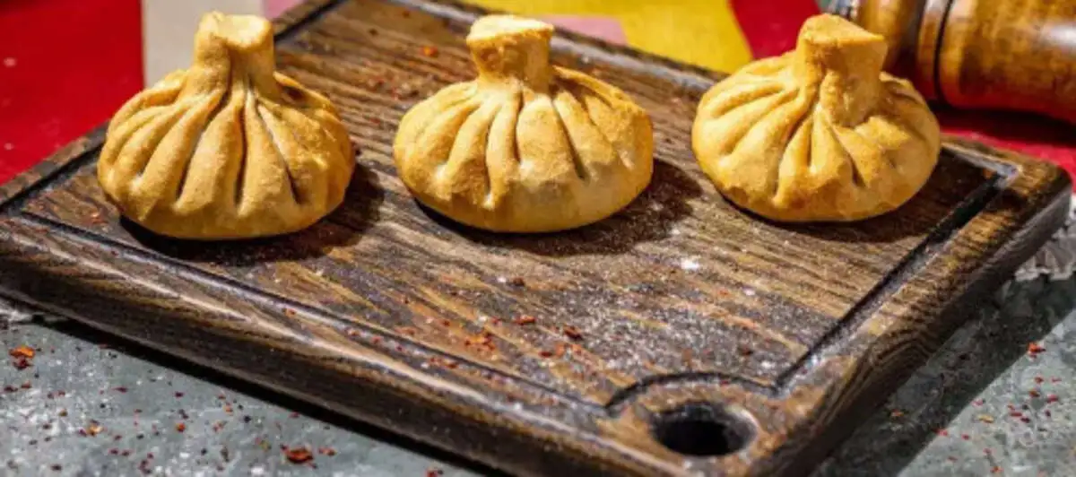 Жареные хинкали с грибами 3шт