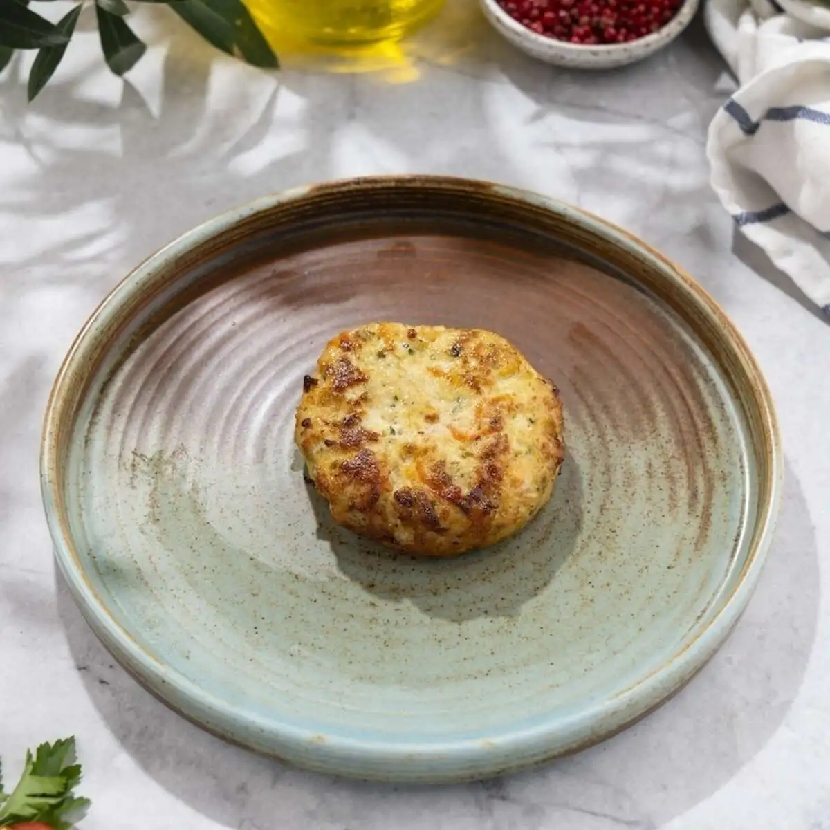 Оладьи куриные с сыром